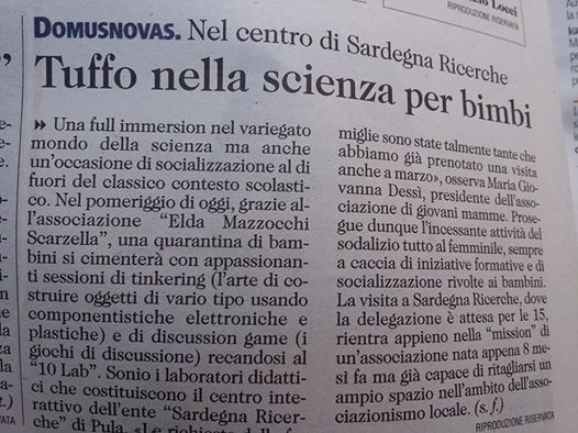 Nel centro di Sardegna Ricerche