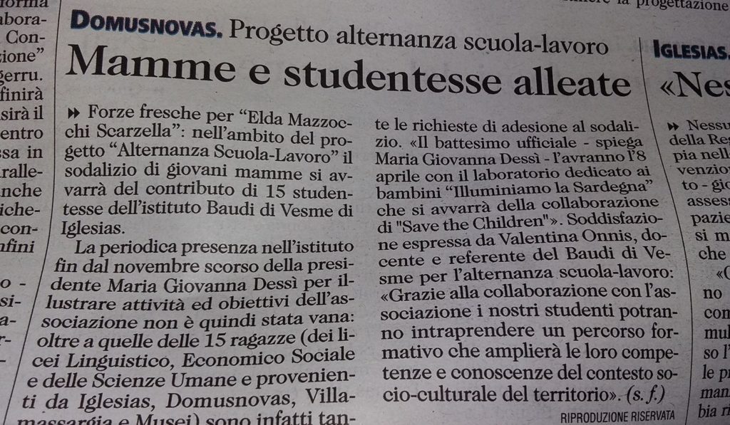 Progetto alternanza scuola-lavoro